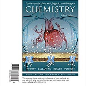 Fundamentals of General Organic and Biological Chemistry 8th Edition By McMurray - Peterson - Test Bank