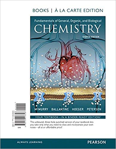 Fundamentals of General Organic and Biological Chemistry 8th Edition By McMurray - Peterson - Test Bank