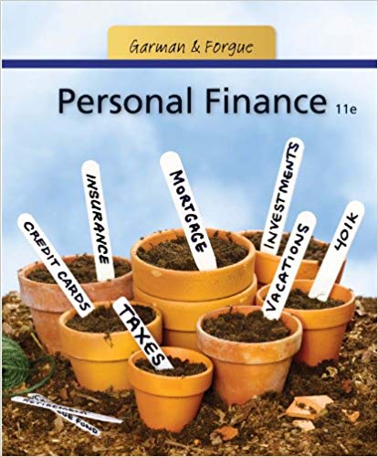 Personal Finance 11th Edition by E. Thomas Garman - Test Bank