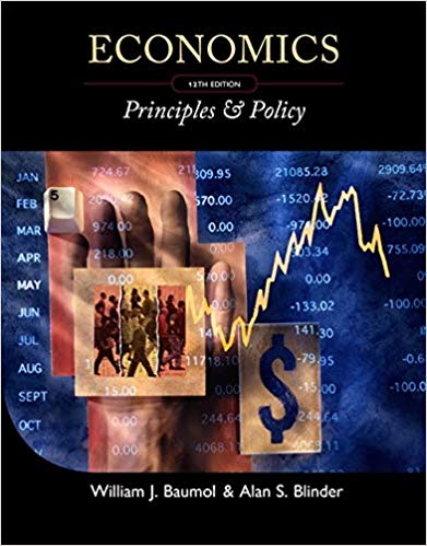 Economics Principles and Policy 12th Edition by William J. Baumol  - Test Bank
