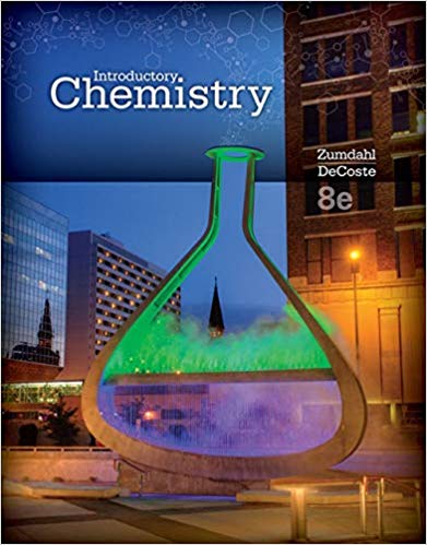 Introductory Chemistry 8th Edition by Steven S. Zumdahl - Test Bank