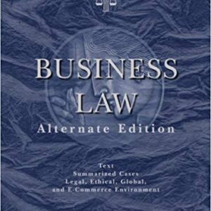 Business Law Alternate Edition 11th Edition by Jentz - Test Bank