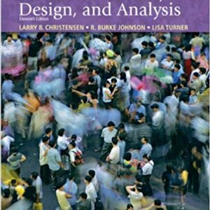Research Methods Design And Analysis 11Th Ed By Christensen - Test Bank