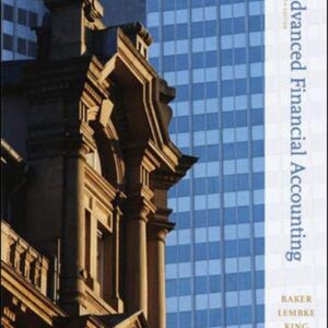 Advanced Financial Accounting 8th Ed by Baker - Test Bank