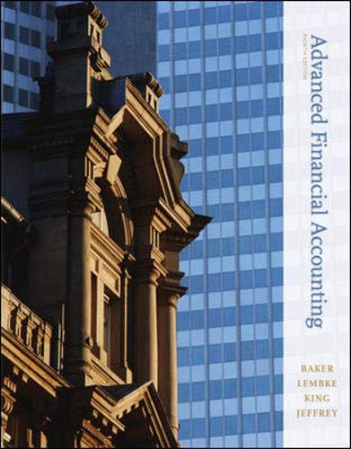 Advanced Financial Accounting 8th Ed by Baker - Test Bank