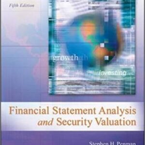 Financial Statement Analysis And Security Valuation 5th Edition by Stephen H Penman - Test Bank