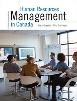 Human Resources Management in Canada 13th Canadian Edition By Gary - Test Bank