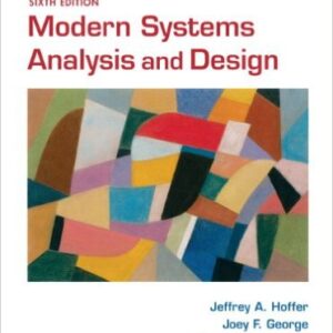 Modern Systems Analysis And Design 6th Edition By Jeffry E.Hoofer -Test Bank