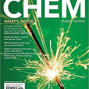 CHEM2 Chemistry in Your World 2nd Edition by John L. Hogg  - Test Bank