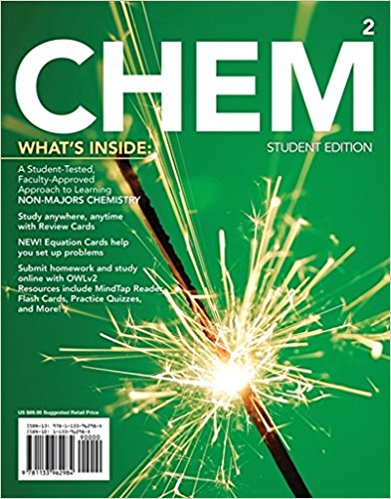 CHEM2 Chemistry in Your World 2nd Edition by John L. Hogg  - Test Bank
