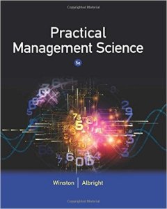 Practical Management Science 5th Edition - Test Bank