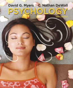 Psychology 12th Edition by David G. Myers - Test Bank