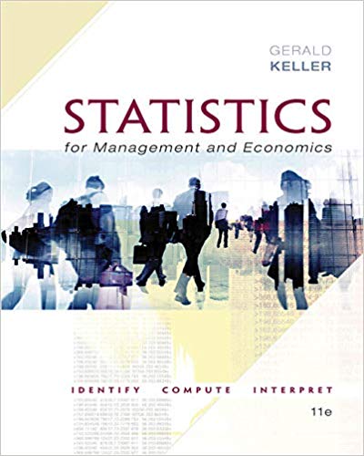 Statistics for Management And Economics 11th Edition By Keller -Test Bank