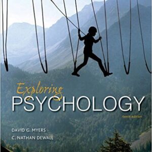 Exploring Psychology 10th Edition by David G. Myers -Test Bank