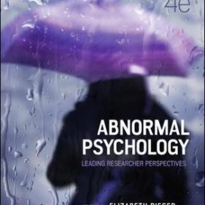 Abnormal Psychology Leading Researcher perspectives 4th Edition by Rieger - Test Bank