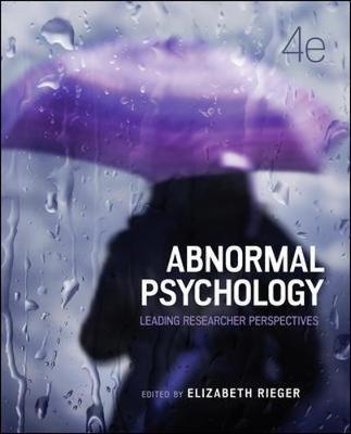 Abnormal Psychology Leading Researcher perspectives 4th Edition by Rieger - Test Bank