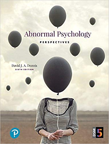 ABNORMAL PSYCHOLOGY PERSPECTIVES 6TH ED BY DAVID - TEST BANK