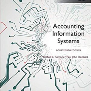 ACCOUNTING INFORMATION SYSTEMS GLOBAL EDITION 14TH ED BY MARSHALL B - TEST BANK