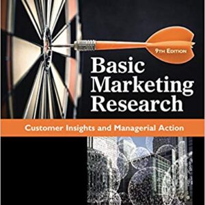 BASIC MARKETING RESEARCH 9TH EDITION BY TOM J. BROWN - TEST BANK