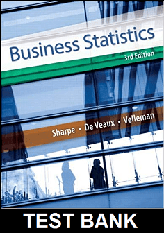 Business Statistics 3rd Edition By Sharpe - Test Bank