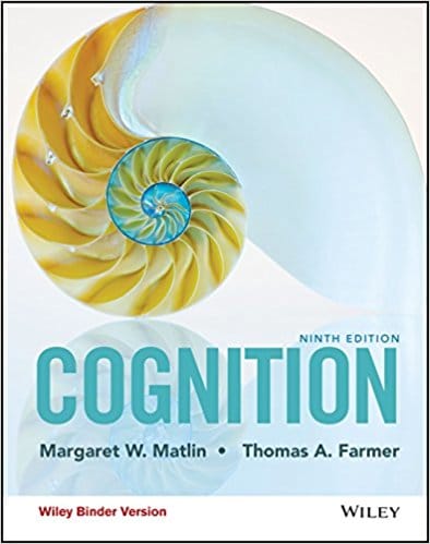 COGNITION BINDER READY VERSION 9TH EDITION By MATLIN - Test Bank