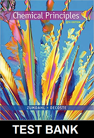 Chemical Principles 8th Edition Zumdahl - Test Bank