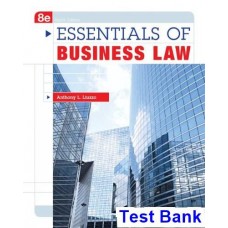 Essentials of Business Law 8th Edition Liuzzo - Test Bank