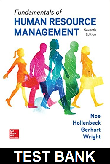 Fundamentals of Human Resource Management 7th Edition By Noe - Test Bank