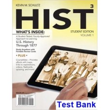 HIST 3rd Edition By Schultz - Test Bank
