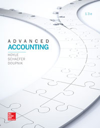 Advanced Accounting Joe Ben Hoyle 13e - Test Bank