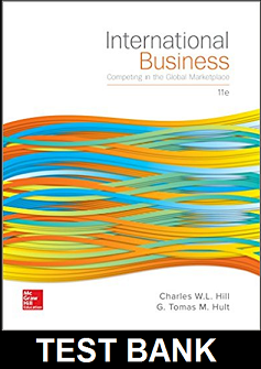 International Business Competing in the Global Marketplace 11th Edition By Hill - Test Bank