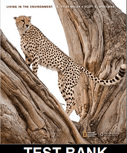 Living in the Environment 18th Edition Miller - Test Bank