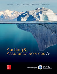 Auditing & Assurance Services Timothy Louwers 7e - Test Bank