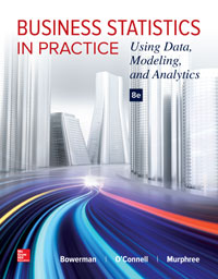 Business Statistics in Practice Bruce Bowerman 8e - Test Bank