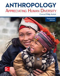 Anthropology Appreciating Human Diversity 18th Edition By Conrad Kottak - Test Bank