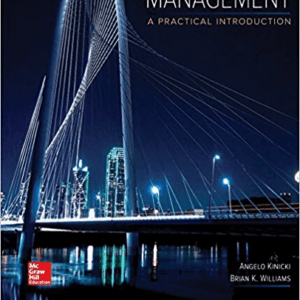 Management 8th Edition By Kinicki  - Test Bank