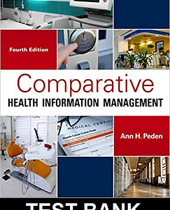 Comparative Health Information Management 4th Edition Peden - Test Bank