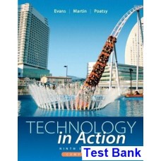 Technology In Action Complete 9th Edition By Evans - Test Bank