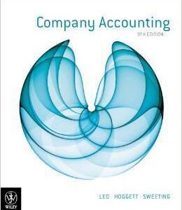 Company Accounting 9th Edition Ken Leo - Test Bank
