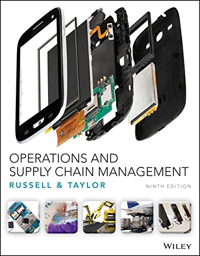Operations And Supply Chain Management 9th Edition Roberta Russell - Test Bank