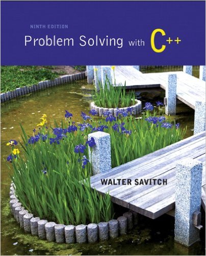 Problem Solving with C++ 9th Edition Walter Savitch - Test Bank