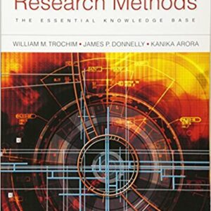 Research Methods The Essential Knowledge Base 2nd Edition By William Trochim - Test Bank