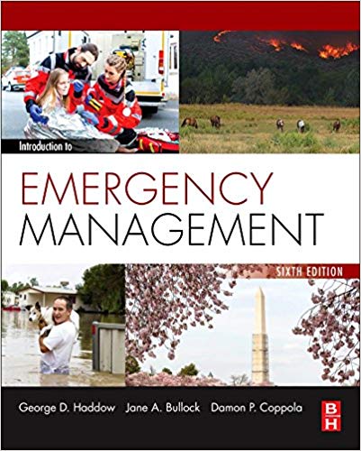 Introduction To Emergency Management 6th Edition by George Haddow - Test Bank
