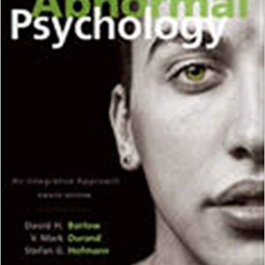 Abnormal Psychology An Integrative Approach 8th Edition by David H. Barlow - Test Bank