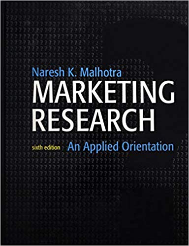 Marketing Research An Applied Orientation 6th Edition by Naresh K Malhotraw folder - Test Bank