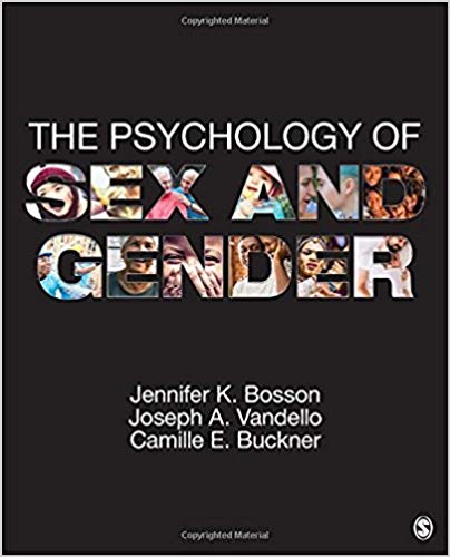The Psychology Of Sex And Gender 1st Edition by Jennifer Katherine Bosson - Test Bank