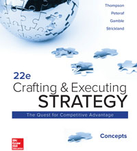 Crafting and Executing Strategy The Quest for Competitive Advantage Concepts Arthur Thompson 22e - Test Bank