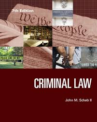 Criminal Law 7th Edition by John M. Scheb - Test Bank