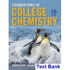 Foundations of College Chemistry 14th Edition Hein - Test Bank