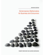 Contemporary Mathematics for Business and Consumers 6e Robert Brechner George Bergeman - Test Bank